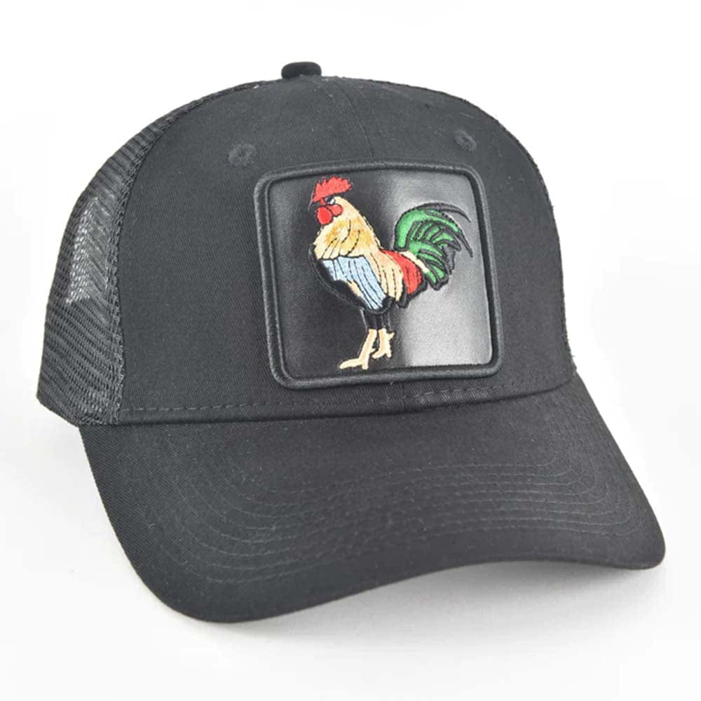 gorra platini cap9579 black rooster