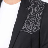 Saco Platini Embroidery Fashion Negro