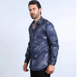 Camisa Platini Floral Gris