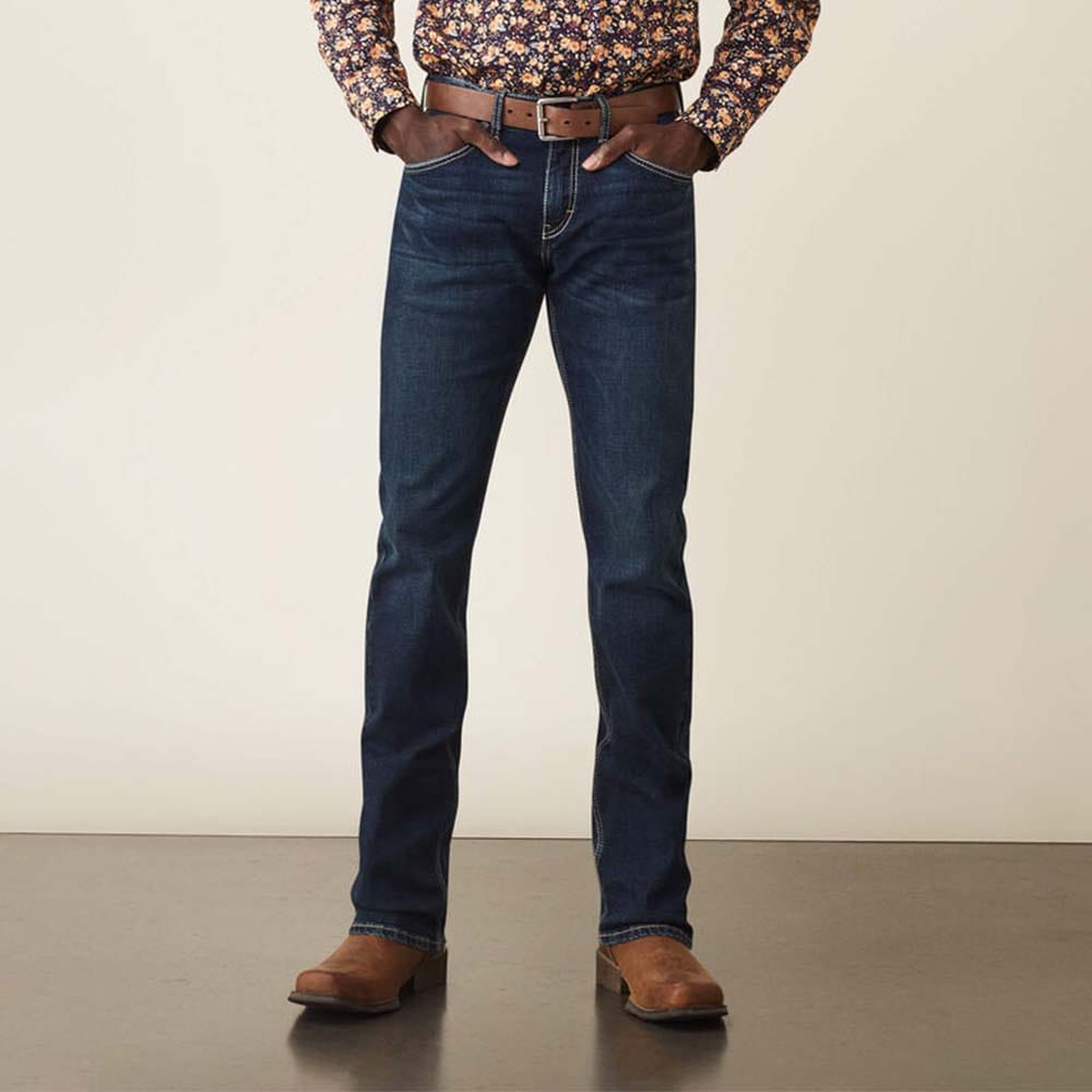 Pantalon vaquero cheap con puño hombre