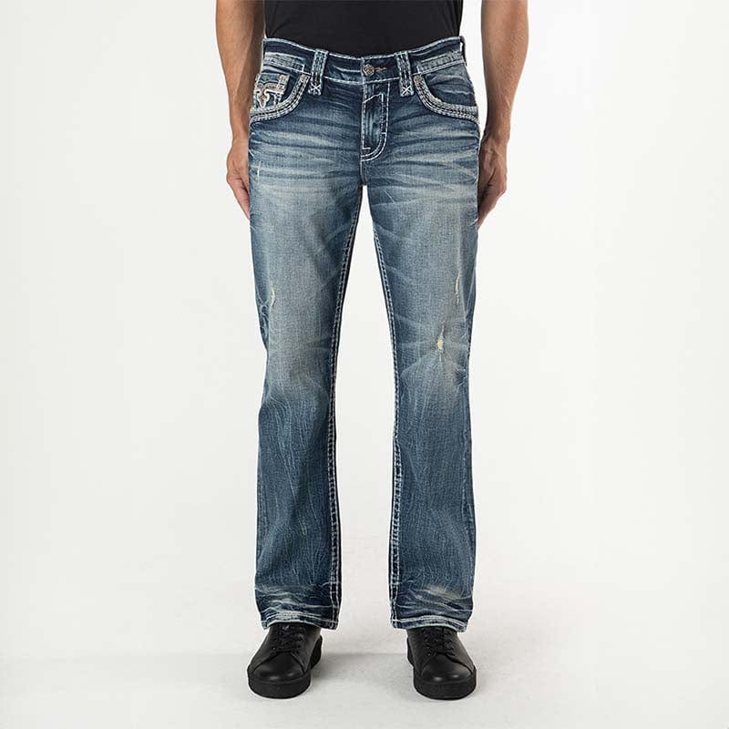 Pantalones vaqueros best sale con puño hombre