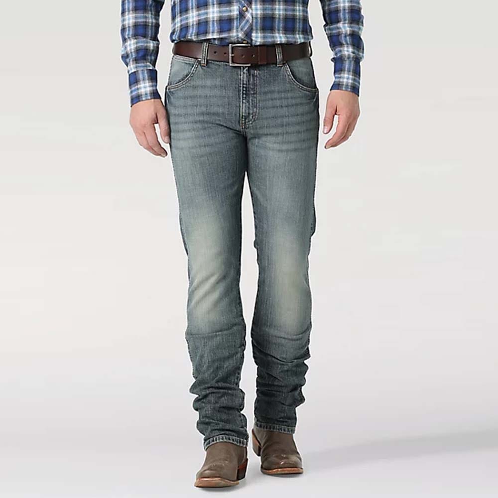 Pantalon Wrangler Retro Slim Fit Para Hombre – Botines Charros LLC