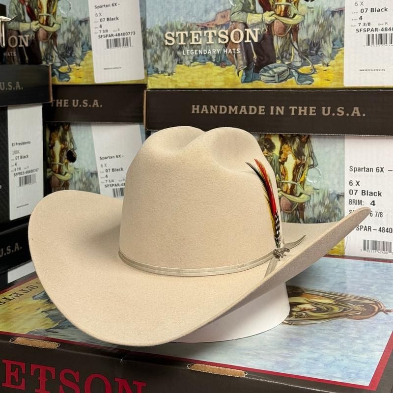 Texana Stetson Spartan 6X Silverbelly