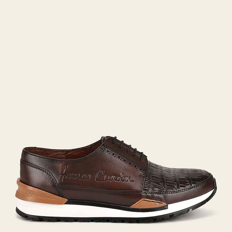 Tenis Franco Cuadra Piel de Caiman 127CWTS Chocolate