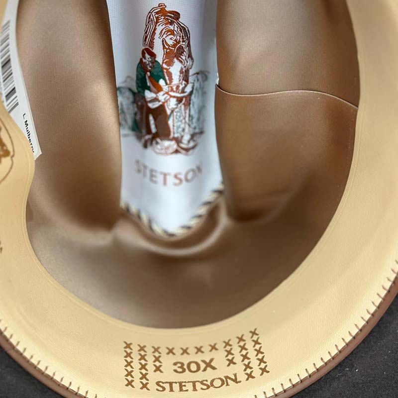 Texana Stetson 30x El Patron Mulberry Copa 4 5/8”