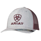 Gorra Ariat Gris/Vino