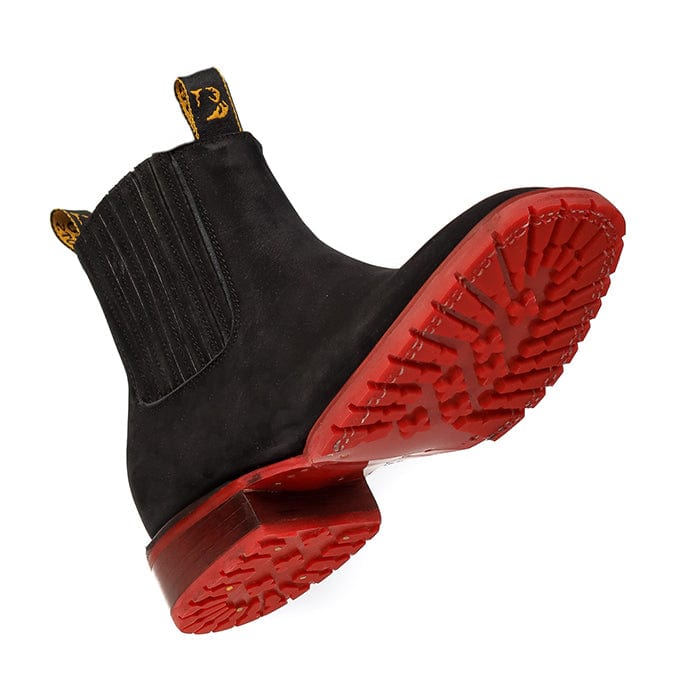Botines discount suela roja