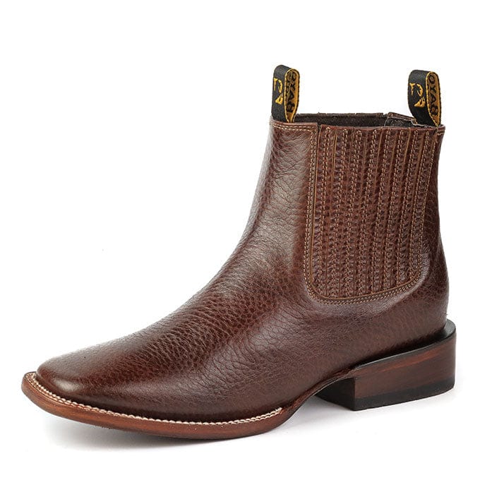 Botin Vaquero San Cristobal Cafe Para Hombre Bayo Boots