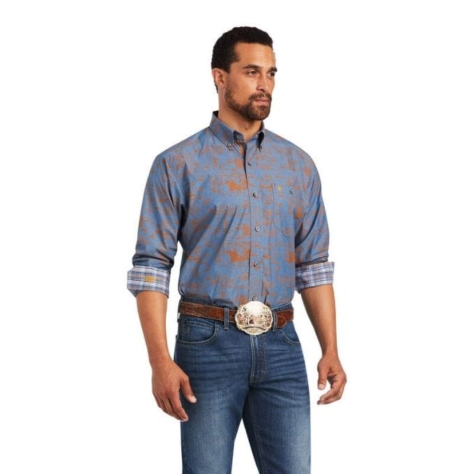 Ariat Relentless Cordage Shirt Botines Charros LLC