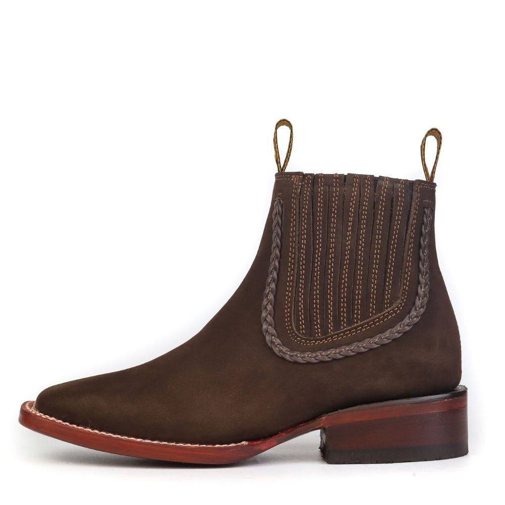 Botines marron online chocolate