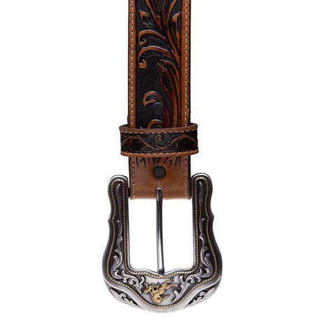 cinto cafe tony lama para hombre