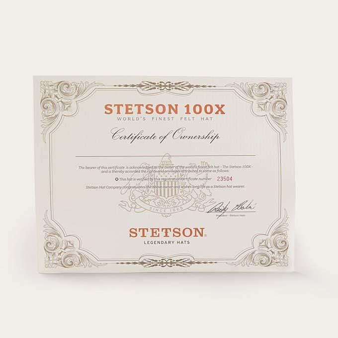 certificado stetson