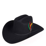 Texana Stetson Negra 6X Rancher Ala 4"