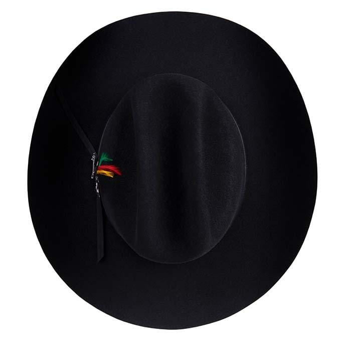 Texana Stetson Negra 6X Rancher Ala 4"